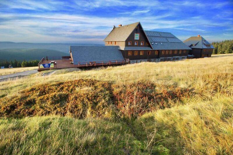 Schronisko Pttk Hala Szrenicka Hostel ชกลาร์สกา ปอเรมบา ภายนอก รูปภาพ